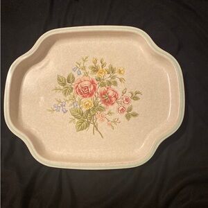 Vintage Avon vanity metal vanity/perfume tray 12x 10 made in England